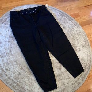 Fashion to Figure Black jeans with rhinestone belt